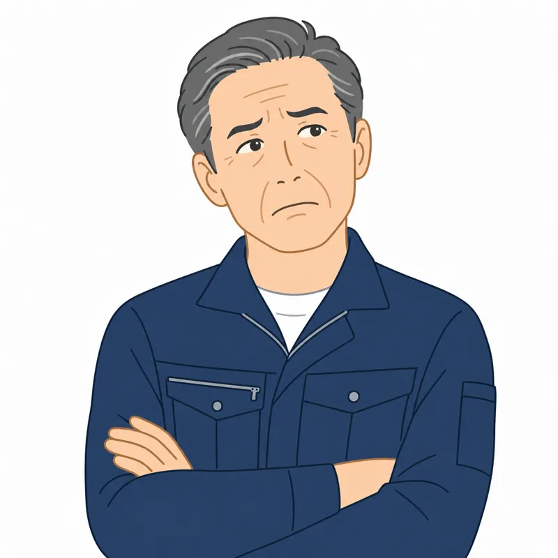 困っている工事店の社長